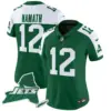 Womens New York Jets Home Patch Vapor Legacy Limited Jersey Joe Namath Jersey Green Alternate
