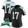 Womens New York Jets Home Patch Vapor Legacy Limited Jersey Davante Adams Jersey Black Alternate
