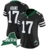 Womens New York Jets Home Patch Vapor Legacy Limited Jersey Davante Adams Jersey Black