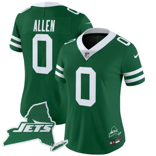 Womens New York Jets Home Patch Vapor Legacy Limited Jersey Braelon Allen Jersey Green