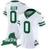 Womens New York Jets Home Patch Vapor Legacy Limited Jersey Braelon Allen Jersey White