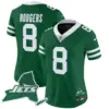 Womens New York Jets Home Patch Vapor Legacy Limited Jersey Aaron Rodgers Jersey Green