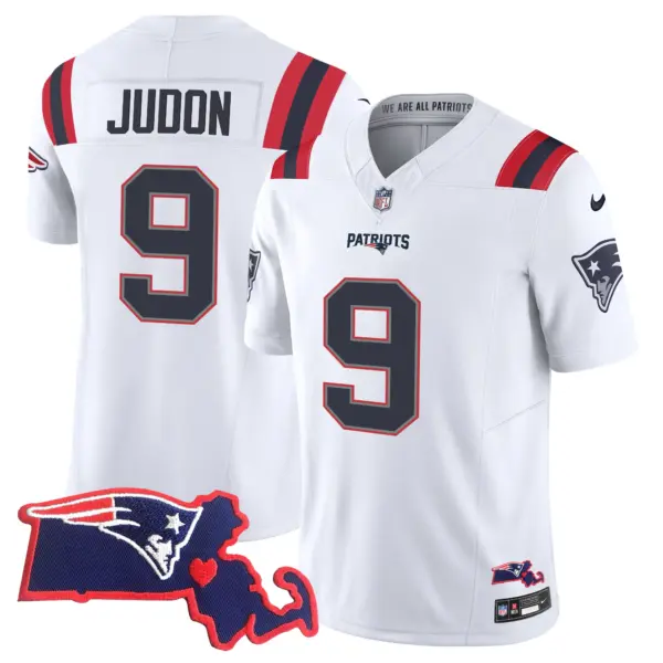 Womens New England Patriots Massachusetts Patch Vapor Jersey Matthew Judon Jersey White