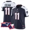 Womens New England Patriots Massachusetts Patch Vapor Jersey Julian Edelman Jersey Alternate