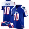 Womens New England Patriots Massachusetts Patch Vapor Jersey Mac Jones Jersey 1996 Alternate