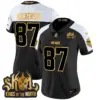 Womens Minnesota Vikings 2024 Winter Warrior Skol Patch Gold Vapor Limited Jersey TJ Hockenson Jersey Alternate