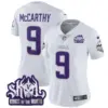 Womens Minnesota Vikings King Of The North Patch Throwback Vapor Limited Jersey JJ Mccarthy Jersey Winter Warrior
