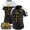 Womens Minnesota Vikings 2024 Winter Warrior Skol Patch Gold Vapor Limited Jersey Harrison Smith Jersey Alternate