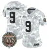 Womens Minnesota Vikings 2024 Salute To Service Establishment Year Patch Vapor Limited Jersey JJ Mccarthy Jersey Navy
