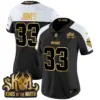 Womens Minnesota Vikings 2024 Winter Warrior Skol Patch Gold Vapor Limited Jersey Aaron Jones Jersey Alternate