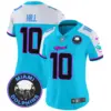 Womens Miami Dolphins Miami Vice Vapor Limited Jersey V3 Tyreek Hill Jersey Aqua Alternate