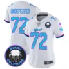 Womens Miami Dolphins Miami Vice Vapor Limited Jersey V3 Undefeated Jersey White