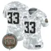 Womens Minnesota Vikings 2024 Salute To Service Establishment Year Patch Vapor Limited Jersey Aaron Jones Jersey Air Force
