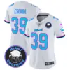 Womens Miami Dolphins Miami Vice Vapor Limited Jersey V3 Larry Csonka Jersey White