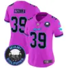 Womens Miami Dolphins Miami Vice Vapor Limited Jersey V3 Larry Csonka Jersey Pink