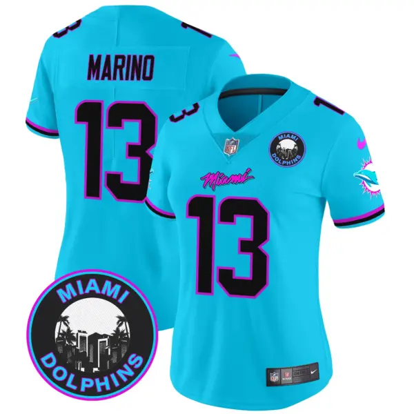 Womens Miami Dolphins Miami Vice Vapor Limited Jersey V3 Dan Mirano Jersey Aqua