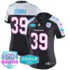 Womens Miami Dolphins Miami Vice Vapor Limited Jersey V2 Larry Csonka Jersey Black Alternate