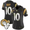 Womens Los Angeles Rams 2024 Gold Vapor Limited Jersey Cooper Kupp Jersey Black Limited