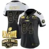 Womens Kansas City Chiefs Super Bowl LVIII Back 2 Back Gold Patch Vapor Jersey V2 Justin Watson Jersey Alternate