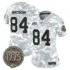 Womens Kansas City Chiefs 2024 Salute To Service Establishment Year Patch Vapor Limited Jersey Justin Watson Jersey Navy
