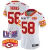 Womens Kansas City Chiefs Special Vapor Limited Jersey Derrick Thomas Jersey White