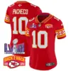 Womens Kansas City Chiefs Special Vapor Limited Jersey Isiah Pacheco Jersey Red