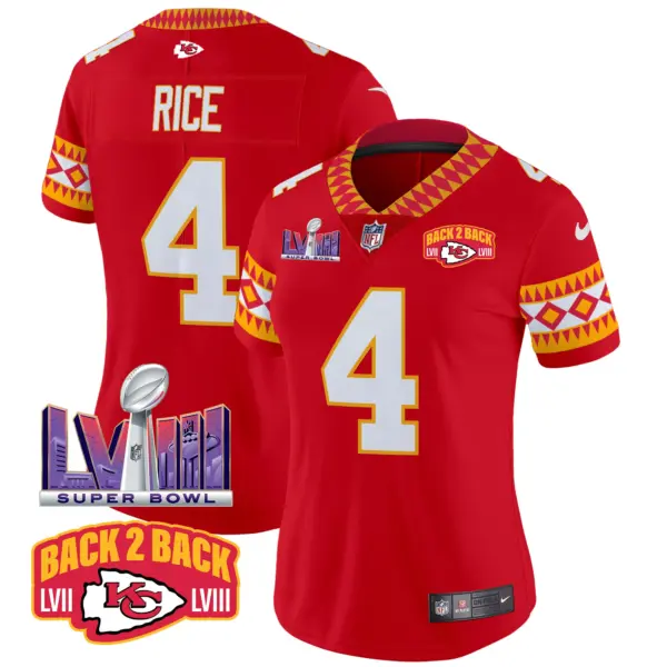Womens Kansas City Chiefs Special Vapor Limited Jersey Rashee Rice Jersey Red