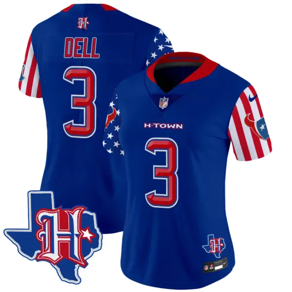 Womens Houston Texans American Style Vapor Limited Jersey Tank Dell Jersey Royal