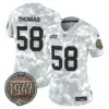 Womens Kansas City Chiefs 2024 Salute To Service Establishment Year Patch Vapor Limited Jersey Derrick Thomas Jersey Air Force