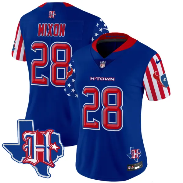 Womens Houston Texans American Style Vapor Limited Jersey Joe Mixon Jersey Royal