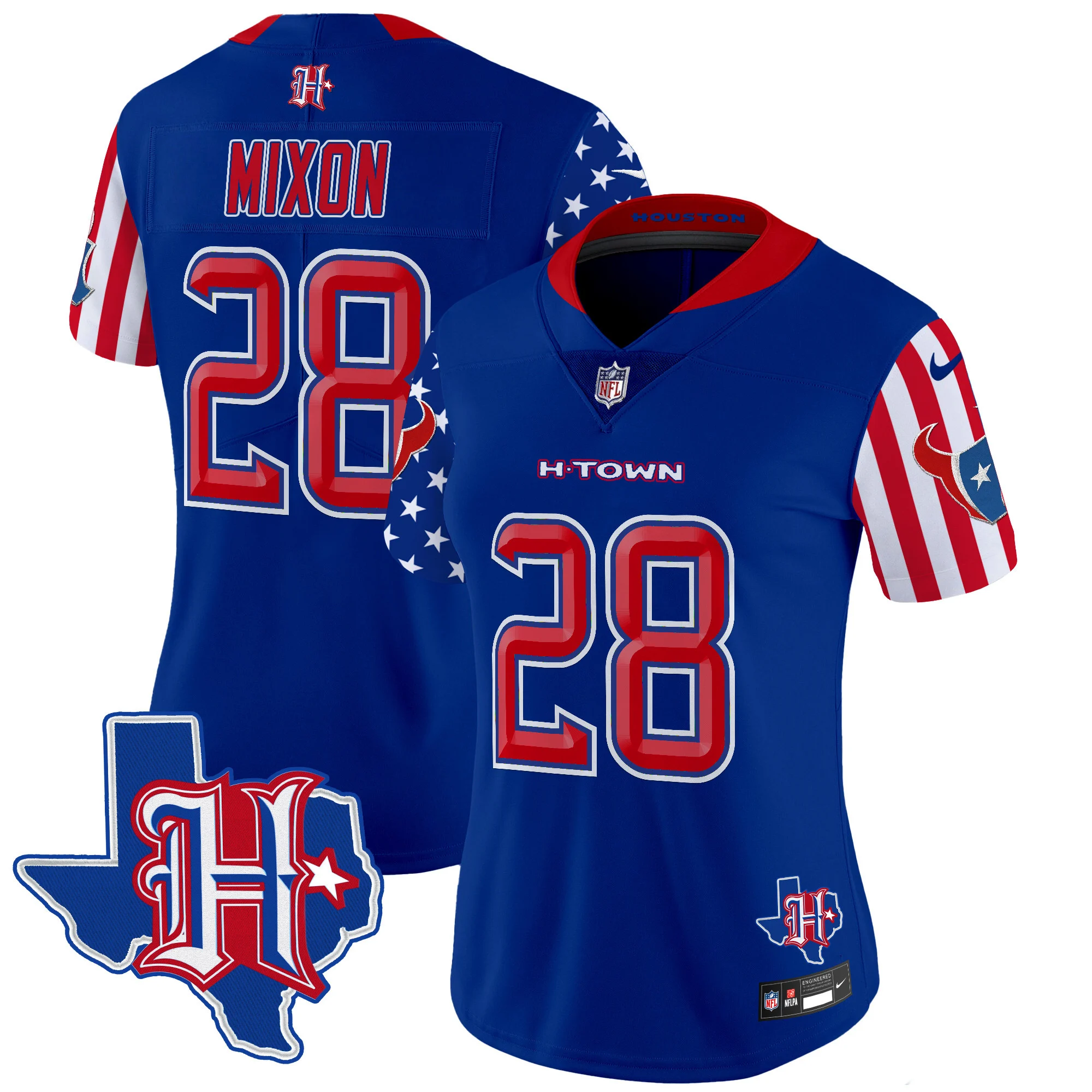 Womens Houston Texans American Style Vapor Limited Jersey Joe Mixon Jersey Royal
