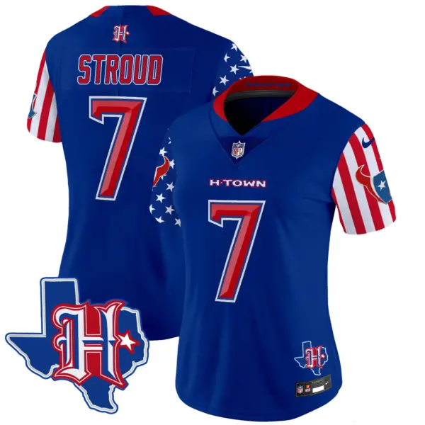 Womens Houston Texans American Style Vapor Limited Jersey CJ Stroud Jersey Royal