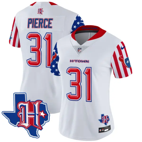 Womens Houston Texans American Style Vapor Limited Jersey Dameon Pierce Jersey White