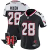 Womens Houston Texans 2024 Texas Patch Vapor Limited Jersey V5 Joe Mixon Jersey Navy Alternate