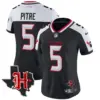 Womens Houston Texans 2024 Texas Patch Vapor Limited Jersey V5 Jalen Pitre Jersey Navy Alternate