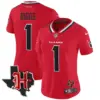 Womens Houston Texans 2024 Texas Patch Vapor Limited Jersey V5 Stefon Diggs Jersey Red
