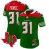 Womens Houston Texans 2024 Christmas Vapor Limited Jersey Dameon Pierce Jersey Green