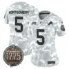 Womens Detroit Lions 2024 Salute To Service Establishment Year Patch Vapor Limited Jersey David Montgomery Jersey Marines
