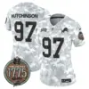 Womens Detroit Lions 2024 Salute To Service Establishment Year Patch Vapor Limited Jersey Hutchinson Jersey Army