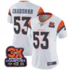 Womens Denver Broncos 3 Time Champions Patch Vapor Limited Jersey Randy Gradishar Jersey White