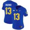 Womens Dan Marino Pittsburgh Carolina Panthers Royal Vapor Limited Jersey Blue