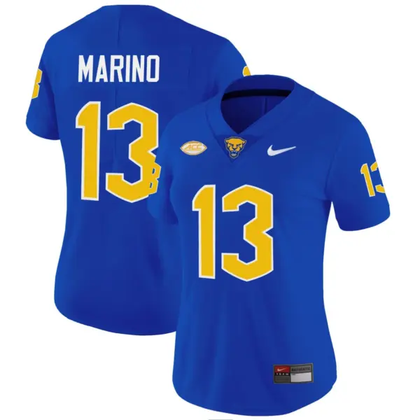Womens Dan Marino Pittsburgh Carolina Panthers Royal Vapor Limited Jersey Blue