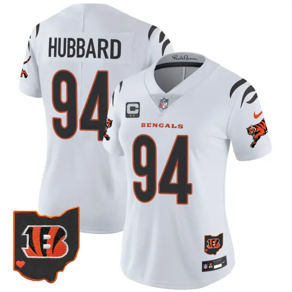 Womens Cincinnati Bengals 2024 Vapor Limited Jersey Sam Hubbard Jersey Orange