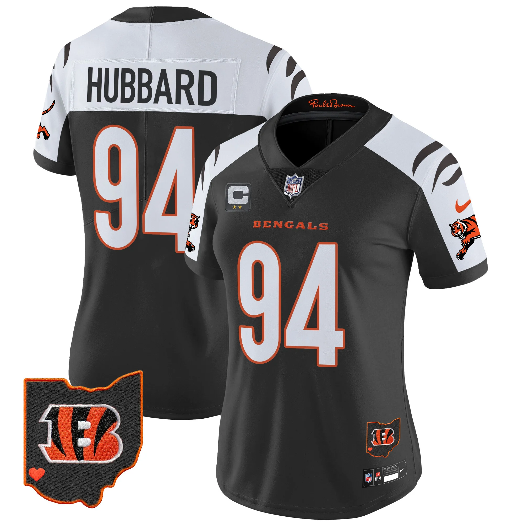 Womens Cincinnati Bengals 2024 Vapor Limited Jersey Sam Hubbard Jersey Alternate