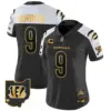 Womens Cincinnati Bengals 2024 Gold Vapor Limited Jersey Joe Burrow Jersey Alternate