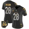 Womens Cincinnati Bengals 2024 Gold Vapor Limited Jersey Joe Mixon Jersey Black Limited