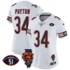 Womens Chicago Bears Illinois Patch Vapor Jersey Walter Payton Jersey White