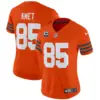 Womens Chicago Bears Throwback Vapor Limited Jersey Cole Kmet Jersey Orange