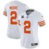 Womens Chicago Bears Throwback Vapor Limited Jersey DJ Moore Jersey White