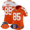 Womens Chicago Bears Dick Butkus Patch Throwback Vapor Limited Jersey Cole Kmet Jersey Orange Alternate